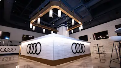 Audi Tunnel Club lounge experience
